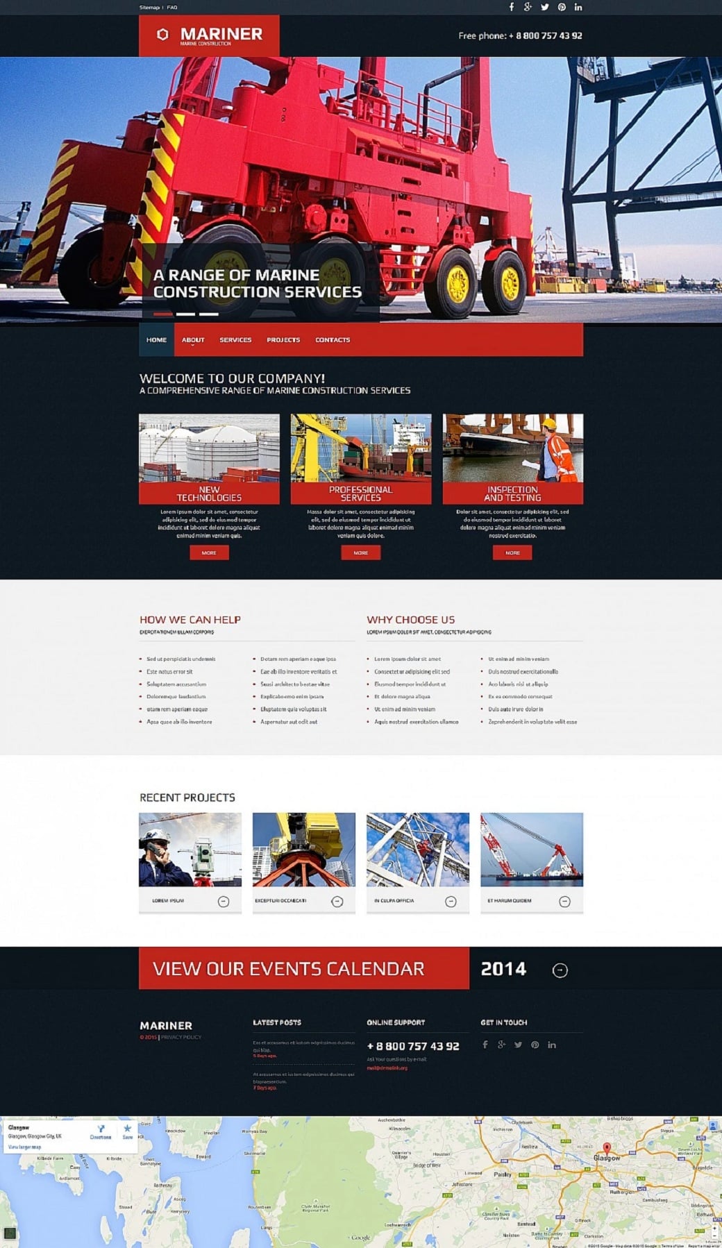How to make an industrial website - mariner