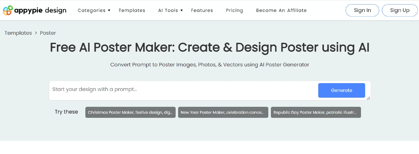 Free AI Poster Maker